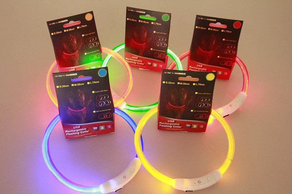 GlowRing Rechargeable LED Safety Collar